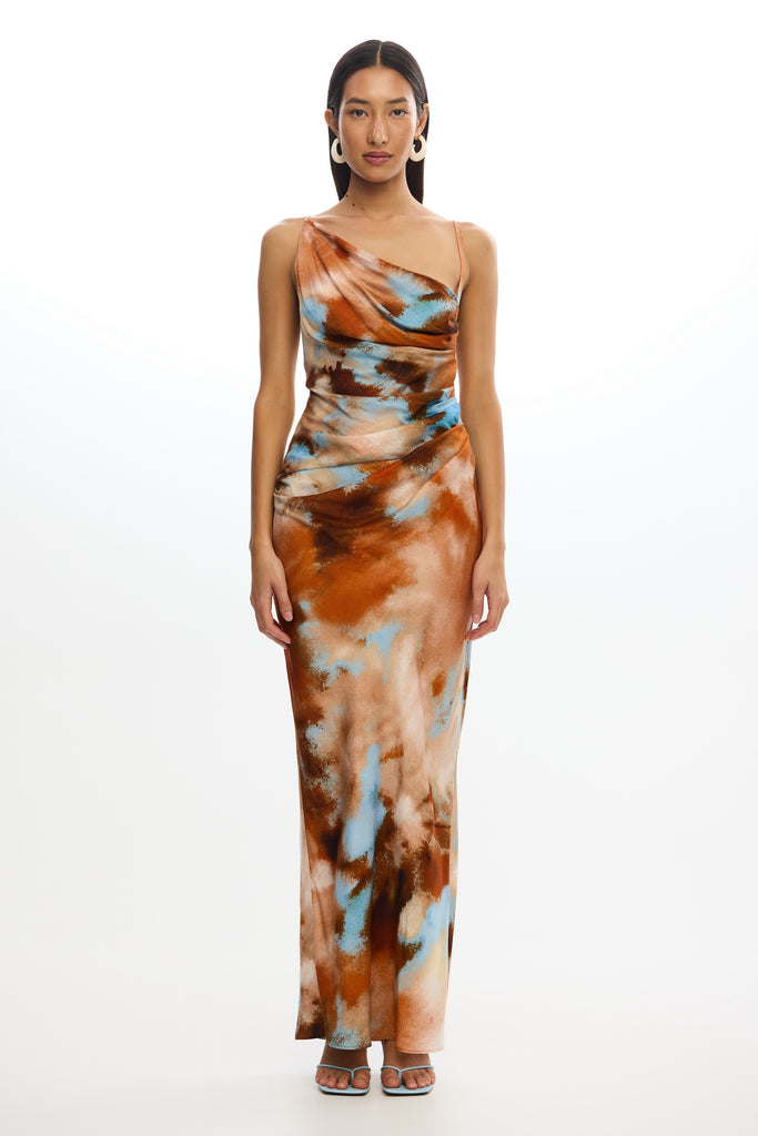 SO ONLINE AU Women's Rust Haze Maxi Dress, AU14 US10