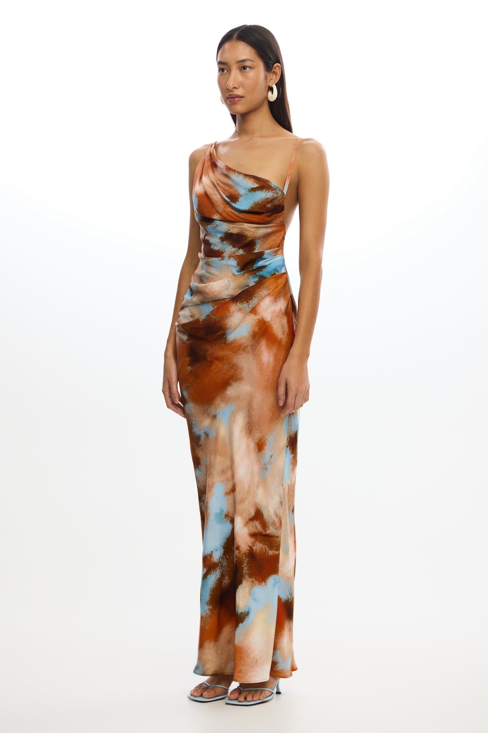 open lace back dress So Online AU Women's Rust Haze Maxi Dress, AU14 US10