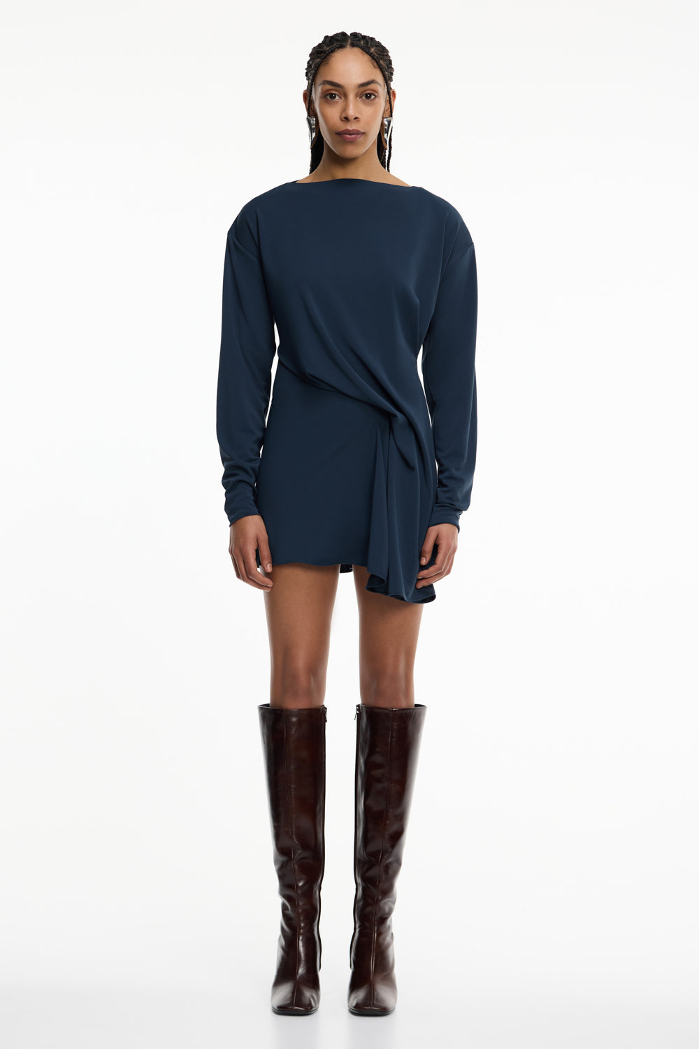 D3-SS260155D_GENESIS_LONG_SLEEVE_MINI_DRESS-STEELE_BLUE-1