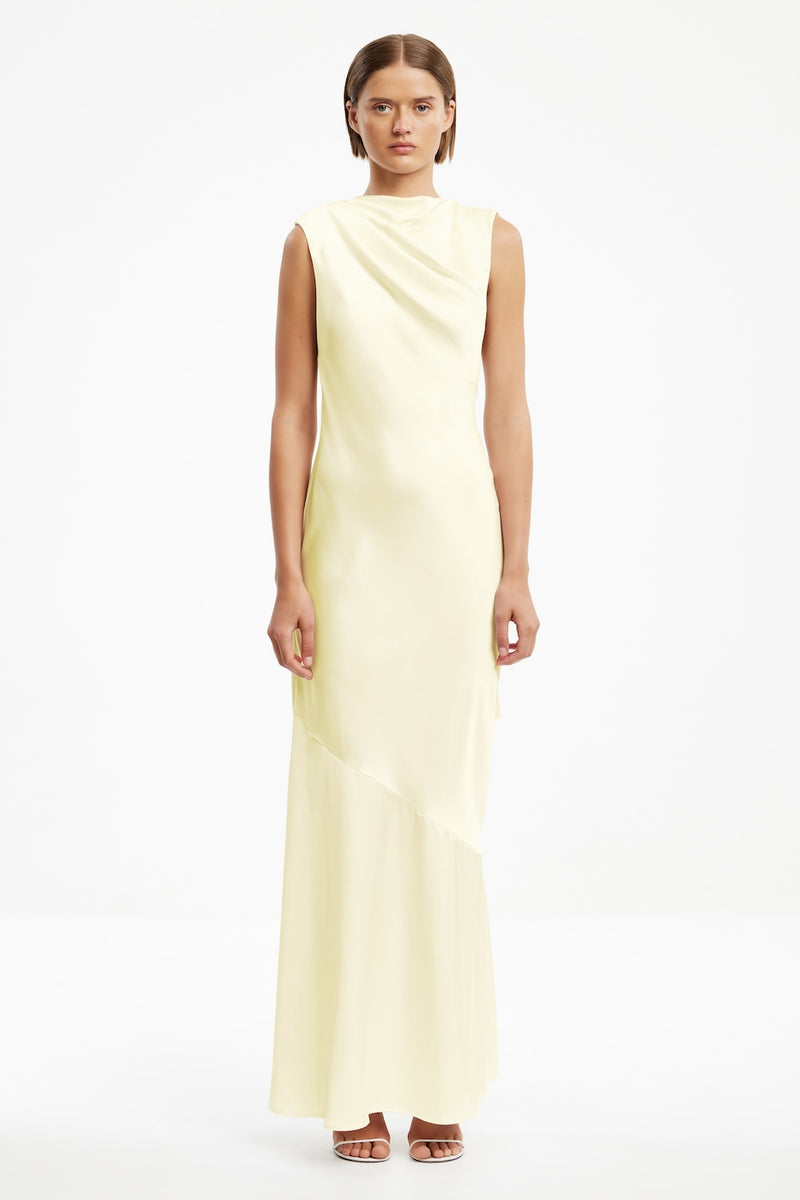 SO ONLINE AU Women's Maxi Dress, Butter Color, AU14 US10 Size SO ONLINE AU Women's Maxi Dress, Butter Color, AU14 US10 Size