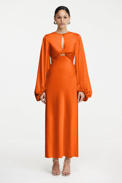 jasmine orange dress Jasmine Cut Out One Shoulder Dress in Multi Style Cheat