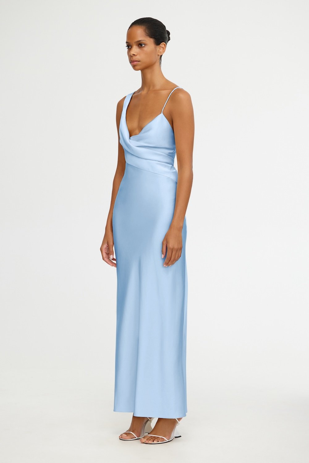 Adriana Dress - Flora Grove Blue