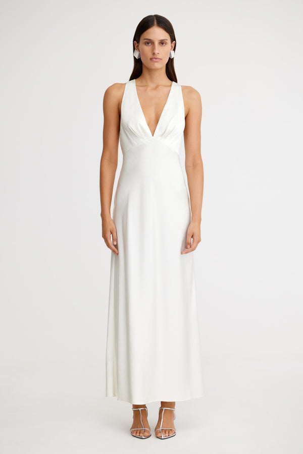LUCILE BIAS MAXI DRESS