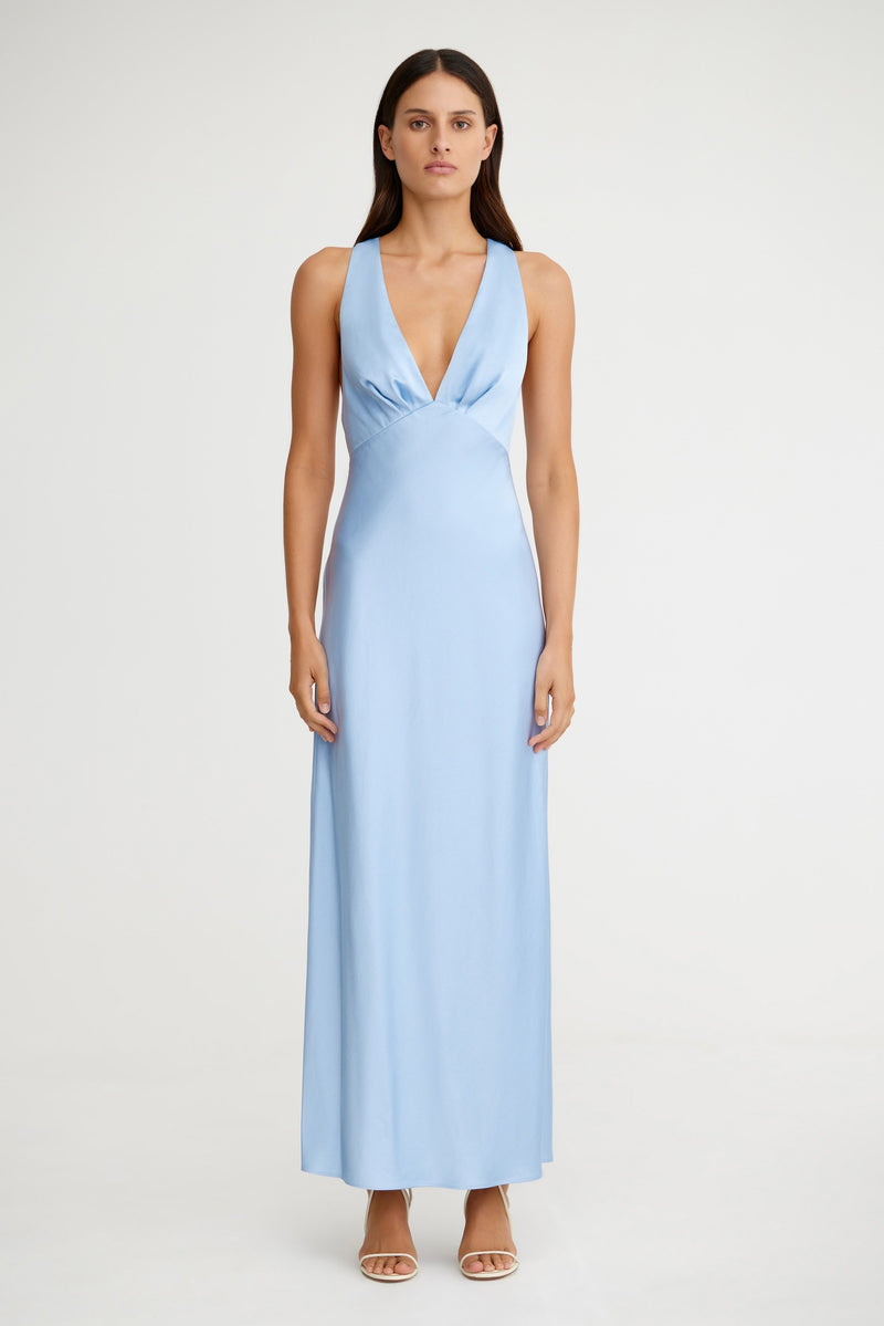 LUCILE BIAS MAXI DRESS