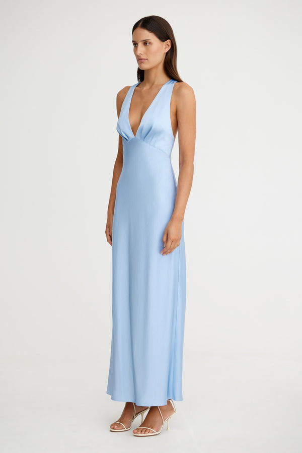 LUCILE BIAS MAXI DRESS