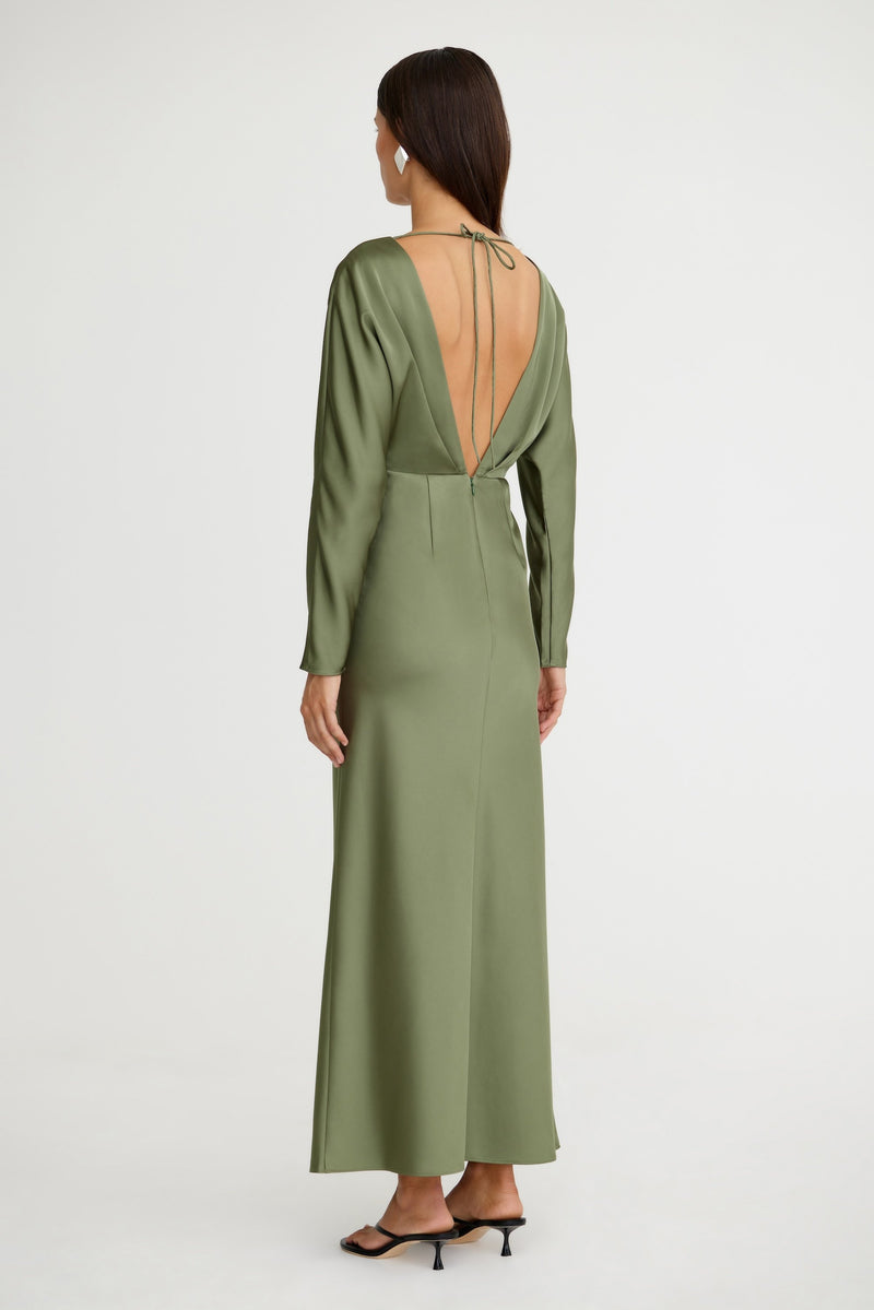 LUCILE LONG SLEEVE MAXI DRESS