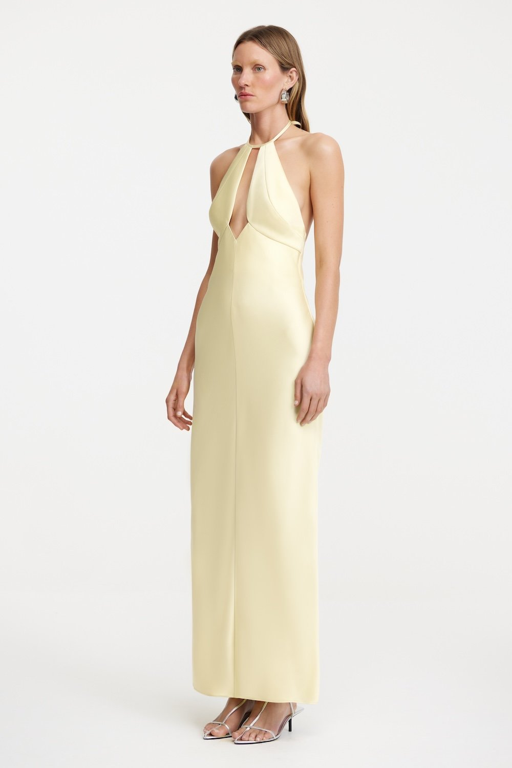 Significant Other Yellow Becca Halter Dress 12 Womens Significant Other Yellow Becca Halter Dress 12 Womens
