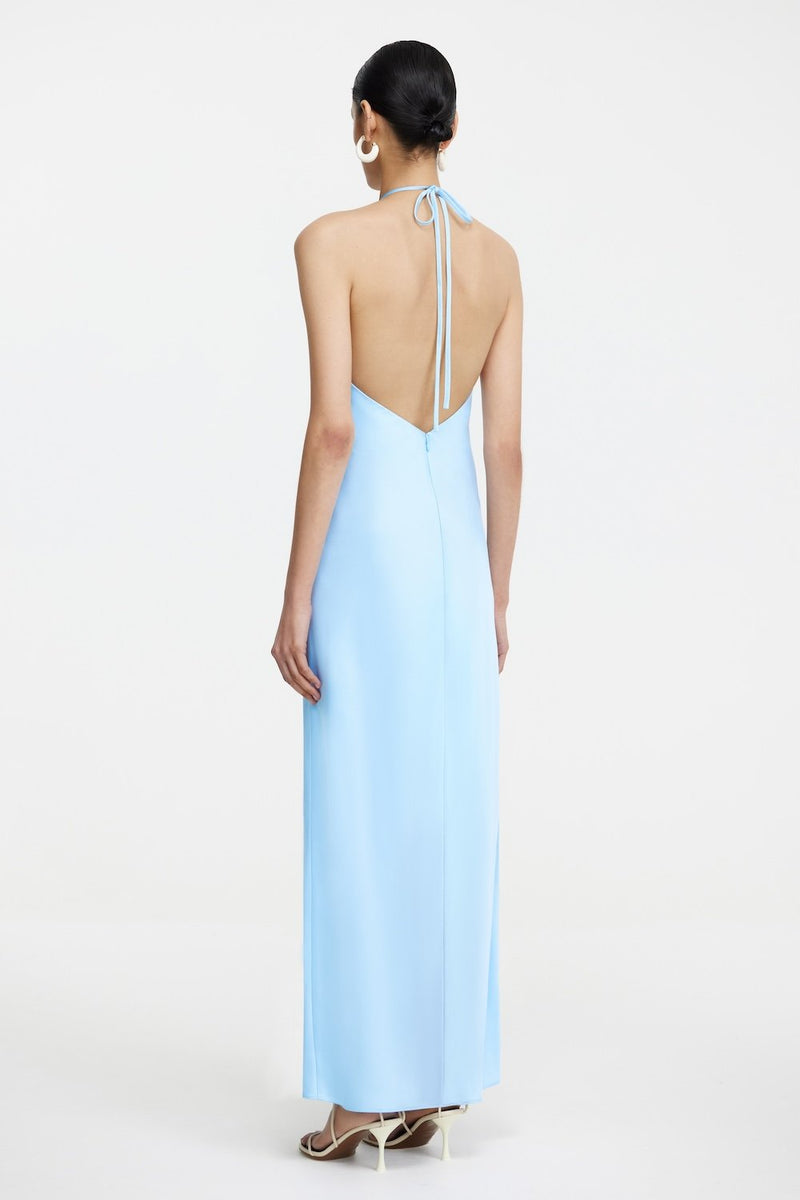 Significant Other Blue Becca Halter Dress 12 Womens Significant Other Blue Becca Halter Dress 12 Womens