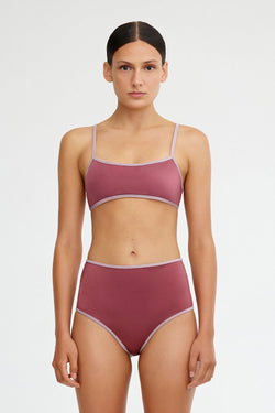 LILA SHAPED BANDEAU