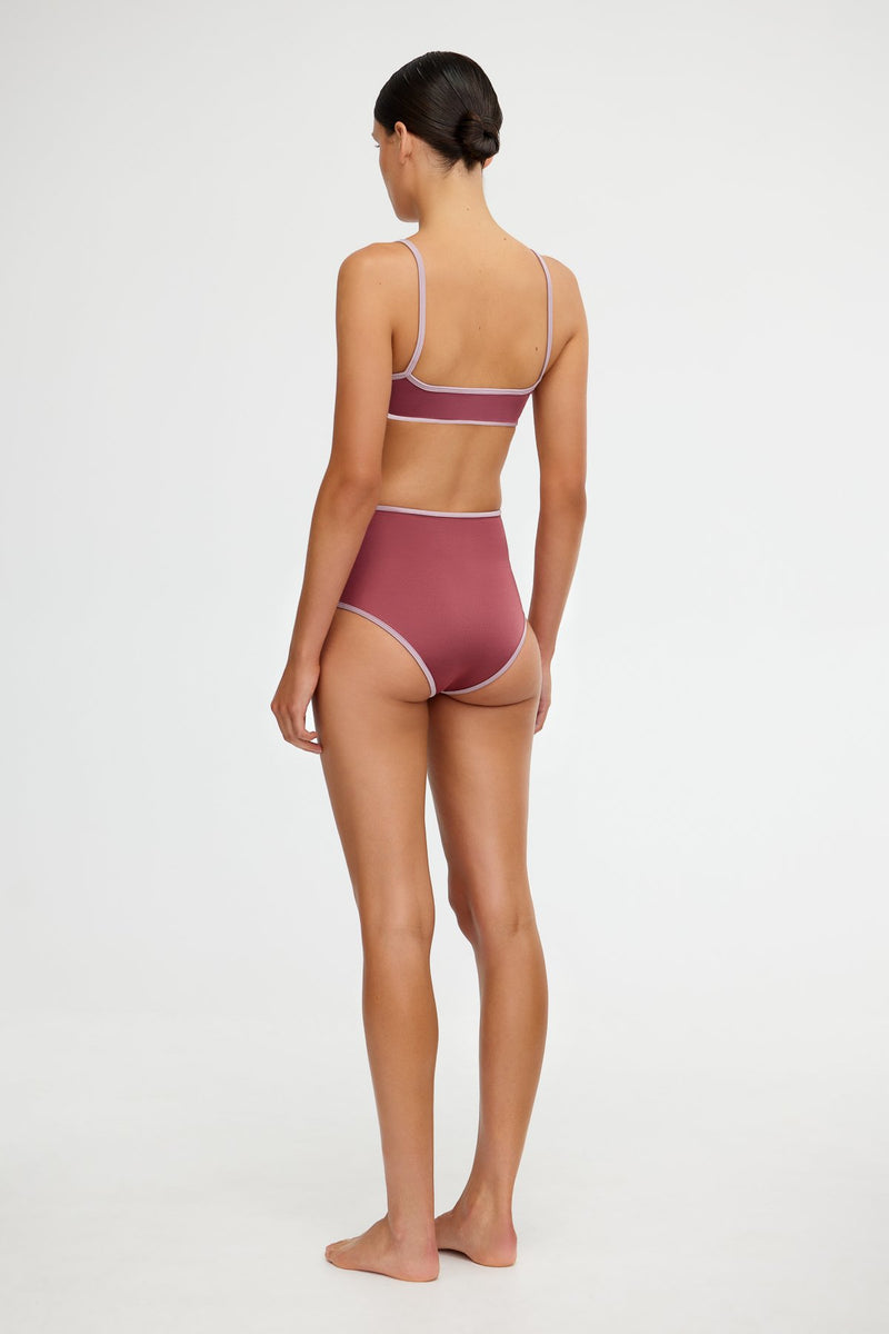 LILA SHAPED BANDEAU