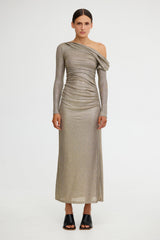 liliana maxi dress significant other Significant Other Liliana Midi Dress in Chocolate