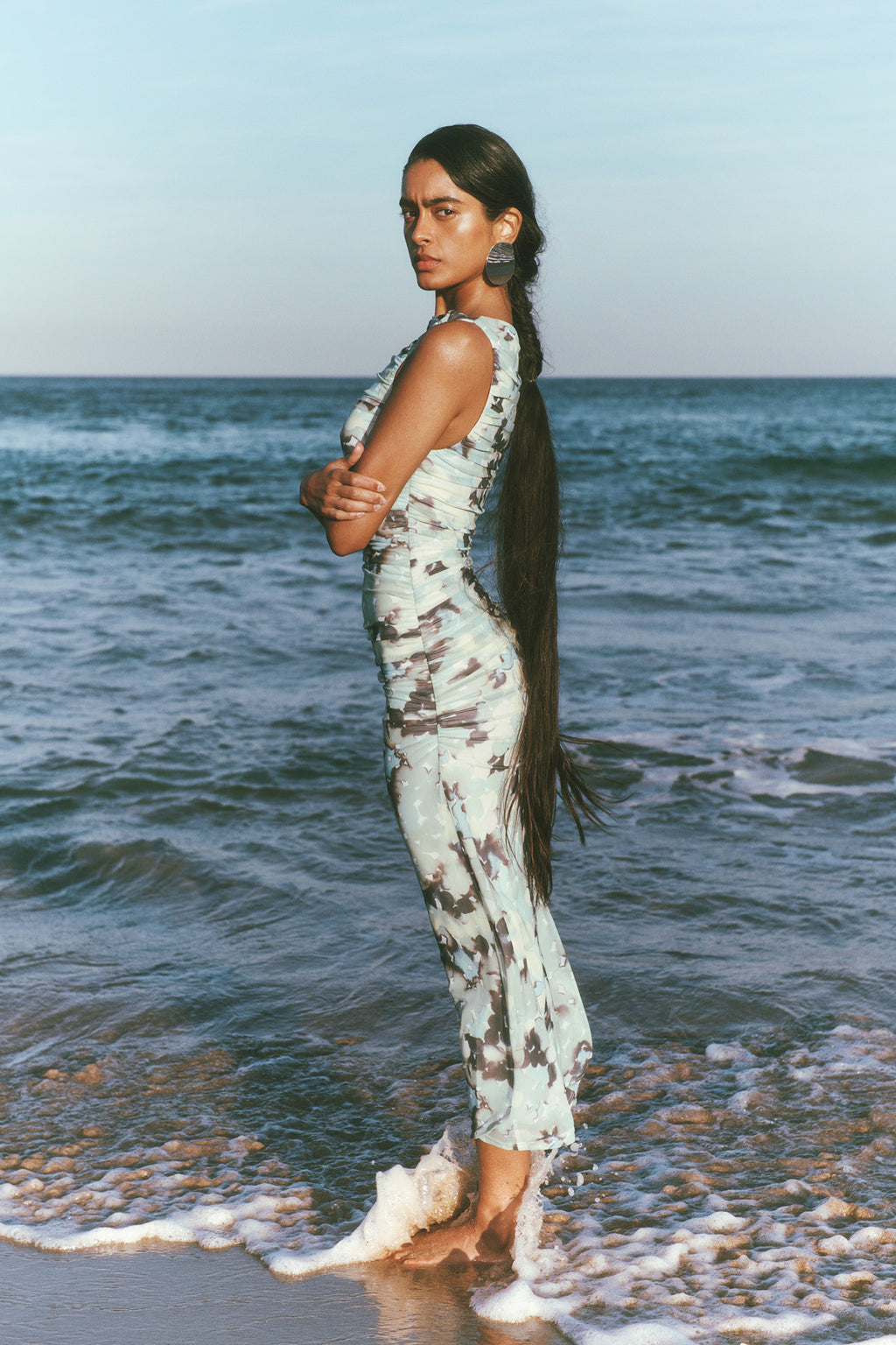 Saria Midi Dress