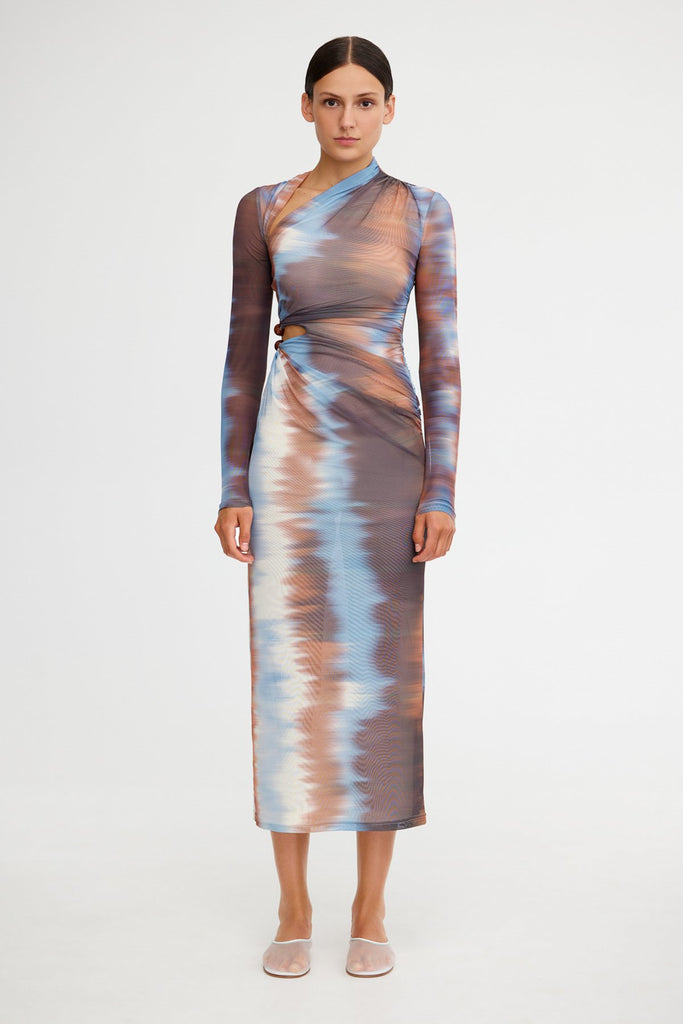 nina midi dress Nina Midi Dress, in White Rose Satin, Size: XS