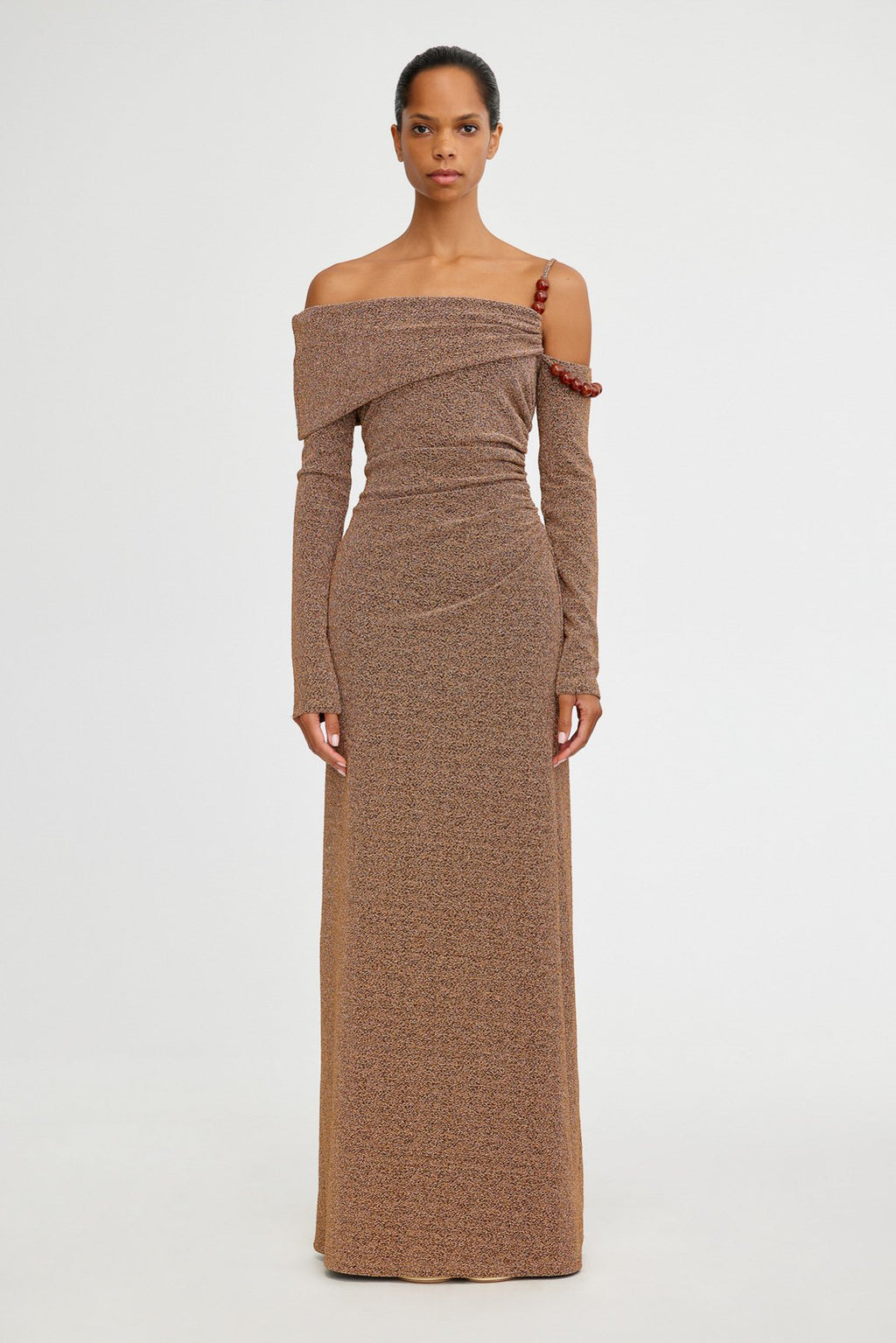 brown crinkle dress Crinkled Cotton Flax Boho Maxi Button-Down Shirt Bandeau design A bride in a new to sale Size:us 14