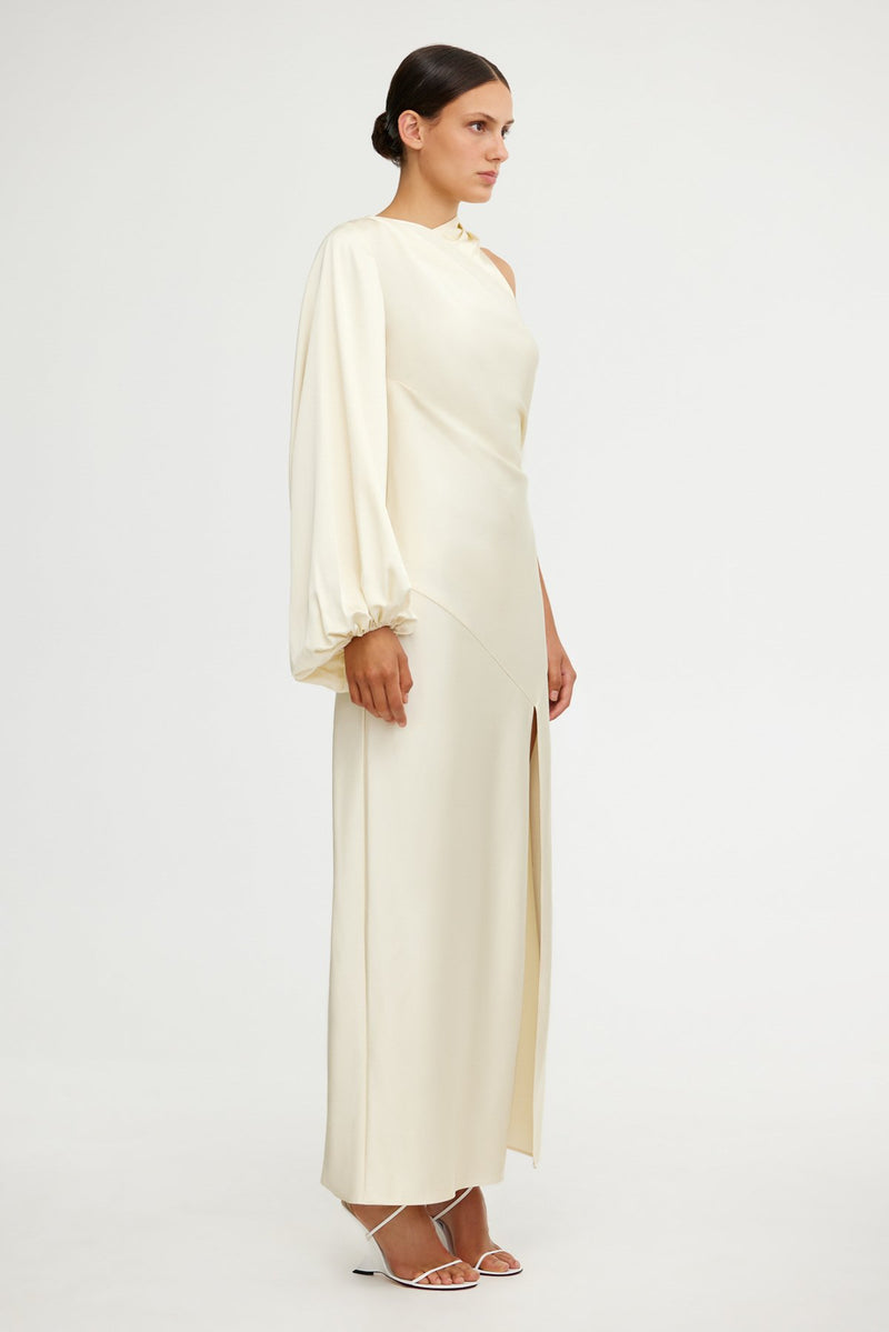 SO ONLINE AU Adriana One Shoulder Maxi Dress, Pearl, AU14 US10 SO ONLINE AU Adriana One Shoulder Maxi Dress, Pearl, AU14 US10
