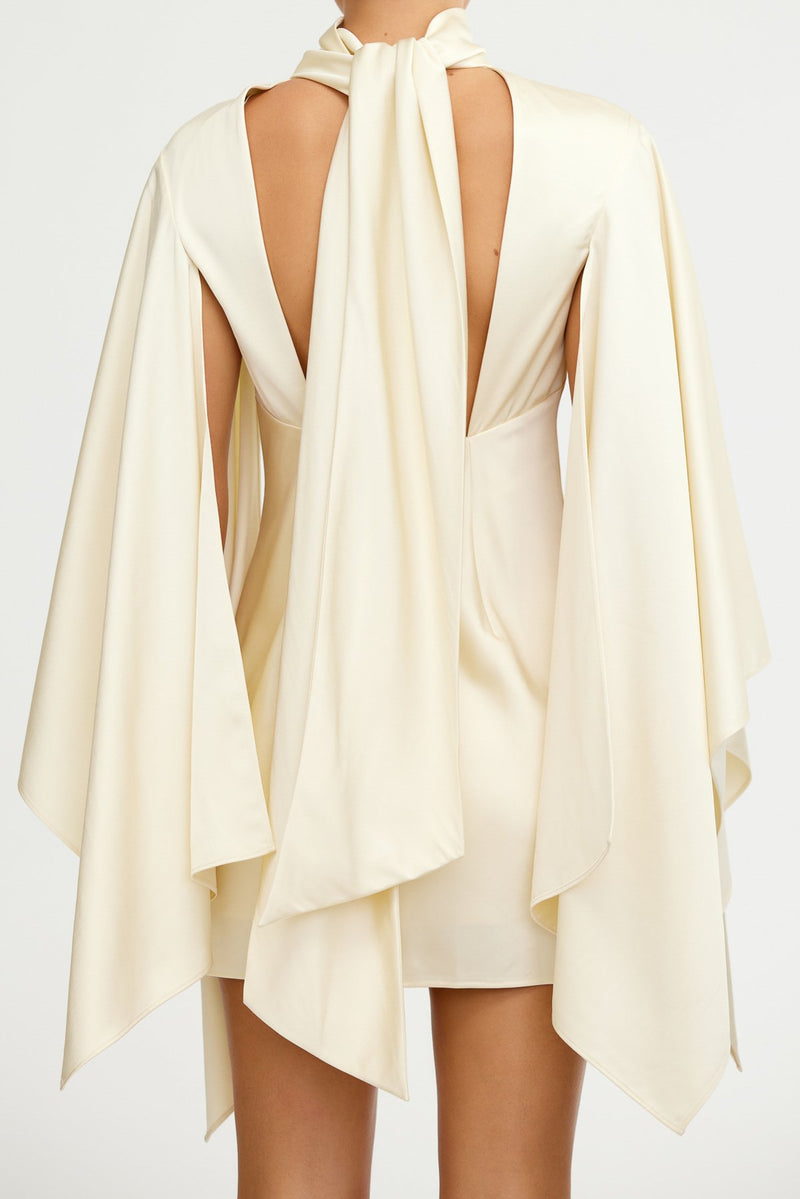 Adriana Long Sleeve Mini Dress for Women, Pearl Color, AU14 US10 Size, SO ONLINE AU Brand Adriana Long Sleeve Mini Dress for Women, Pearl Color, AU14 US10 Size, SO ONLINE AU Brand