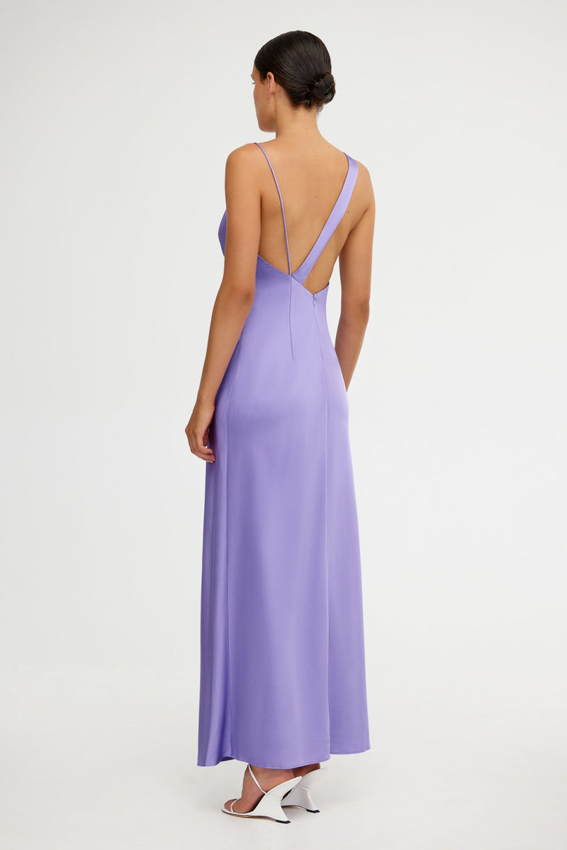 significant other purple dress Significant Other Aria Dress Lavender Lilac Satin Wedding Bridesmaid AU10/US6