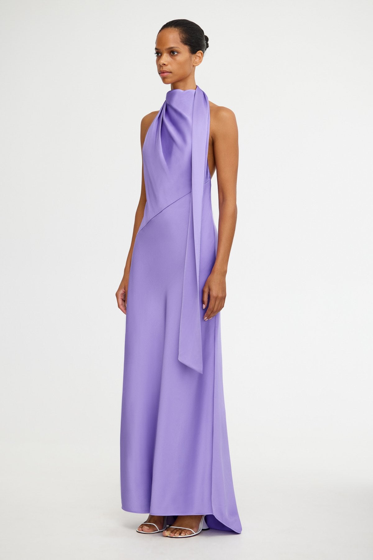 significant other purple dress LARA BACKLESS DRESS