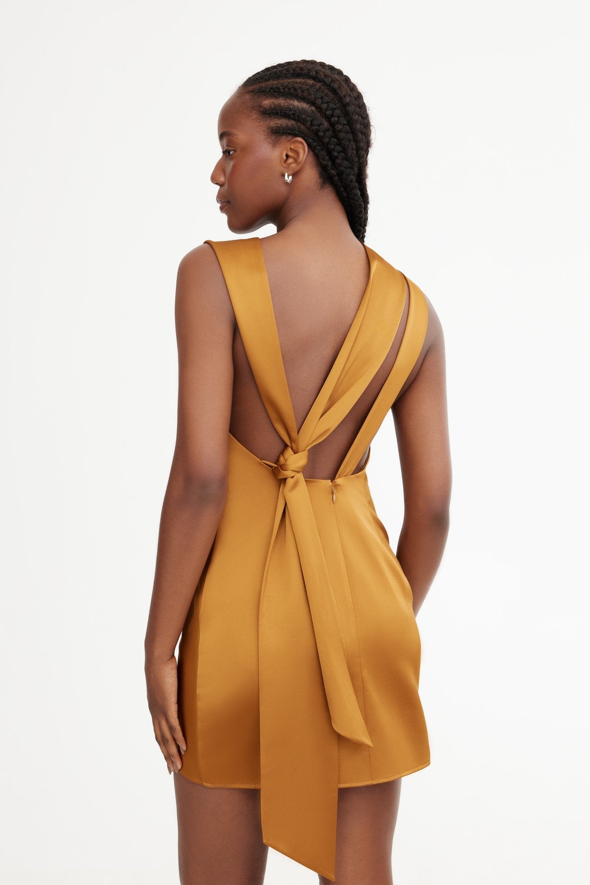 Annabel Bias Mini Dress