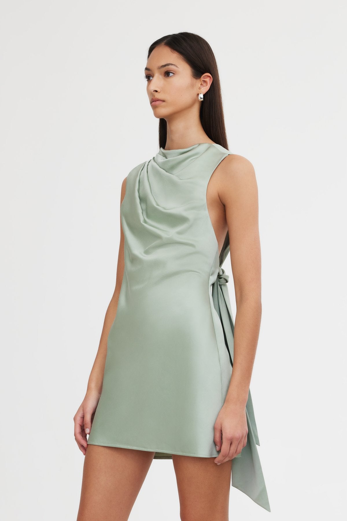 Annabel Bias Mini Dress